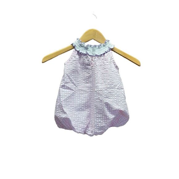Rare Editions Size 12 Month Romper Pink and Purple - Picture 2 of 7